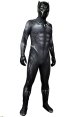 Black Panther Costume with Puff Printings ,Claws,Necklace and Helmet