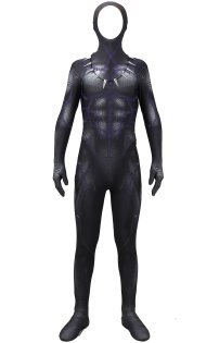 Black Panther Dye-Sub Costume with Purple Details