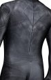 Black Panther Printed Spandex Lycra Costume No Necklace with 3D Muscle Shading