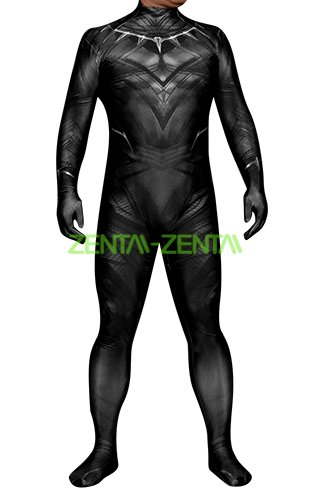 Black Shiny Metallic Catsuit Spandex Lycra Zentai Bodysuit
