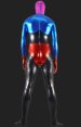 Black Red Blue Fuchsia Shiny Metallic Full Body Zentai Suit