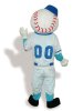 Blue And White Human Mascot Costume