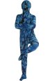 Blue Camouflage Kids Zentai Suit