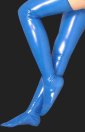 Blue PVC Long Stockings