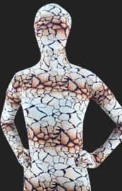 Brown Crack Rock Spandex Lycra Full Body Unisex Zentai Suit