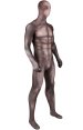 Brown Husky Petsuit Dye-Sub Spandex Lycra Costume