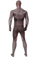 Brown Husky Petsuit Dye-Sub Spandex Lycra Costume