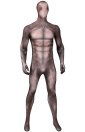 Brown Husky Petsuit Dye-Sub Spandex Lycra Costume