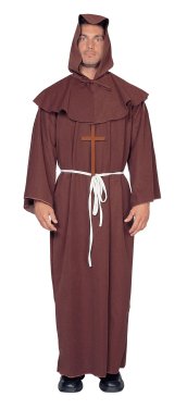 Brown Priest Adult Halloween Costume