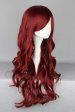 Burgundy Long Lolita Cosplay Wig