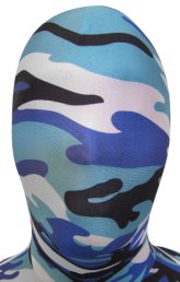 Camo Zentai Hood | Black, Blue and Dark Blue Camo Zentai Hood | Black, Blue and Dark Blue