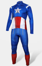 Captain America Cycling Jersey | Long Sleeves