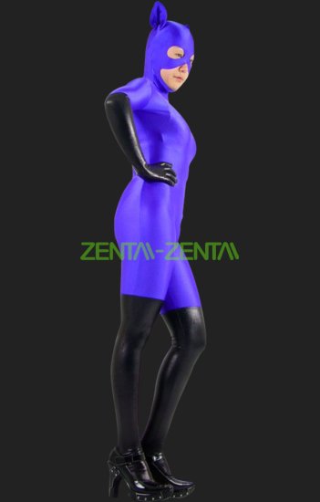 Black Zentai Suit Opened Eyes Spandex Zentai Bodysuits