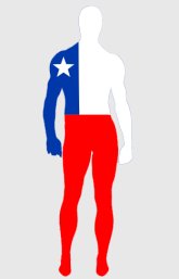 Chile Flag Spandex Lycra Zentai Suit Chile Flag Spandex Lycra Zentai Suit