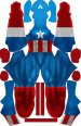 Classic Captain America Dye-Sub Spandex Lycra Costume