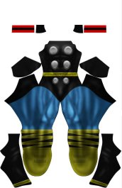 Classic Thor Dye-Sub Spandex Lycra Costume