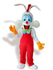 Clown Bunny Mascot Costume