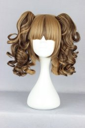 Coffee Multi-Color Short Lolita Cosplay Wig