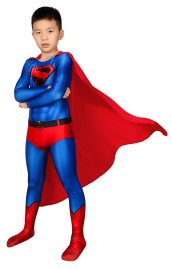 Crisis on Infinite Earths Superman Kal-El Clark Kent Costume for Kid