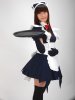 Cute Blue Coffee Shop Waitress Cosplay Lolita Dress 12G