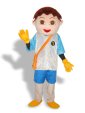 Cute Boy Short-furry Mascot Costume