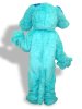 Cute Lake Blue Long-furry Puppy Mascot Costume