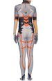 D VA Mercy Skin Printed Spandex Lycra Zentai Costume