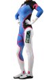 D Va Overwatch Upgraded Costume | Printed Spandex Lycra with Shiny Metallic and Cotton Padding
