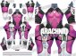 D VA WATERMELON Overwatch Dye-Sub Printed Spandex Lycra Costume D VA WATERMELON Overwatch Dye-Sub Printed Spandex Lycra Costume