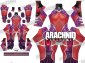 D VA WHITE RABBIT Overwatch Dye-Sub Printed Spandex Lycra Costume