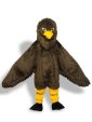 Dark Brown Bird Mascot Costume