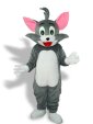 Dark Grey And Pink Mice Mascot Costume