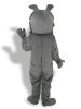 Dark Grey Short-furry Mascot Costume