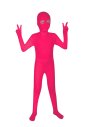 Dark Pink Open Eyes Kids Zentai Suit