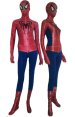 Dark Red and Blue Spandex Lycra Printed S-guy Costume