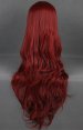 Dark Red Long Wig For Cosplay Show!