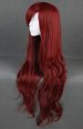 Dark Red Long Wig For Cosplay Show!