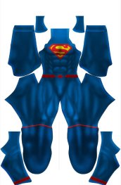 DC Rebirth Superman V1 Dye-Sub Costume