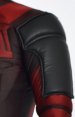 Deadpool DarK Red Printed Spandex Lycra Bodysuit with Padding and Rubber Lenses