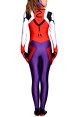 Evangelion Costume | Red and Purple Spandex Lycra Zentai Suit