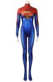 Flash point Super Woman Super Girl Printed Spandex Costume with Cape