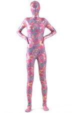 Flora Shiny Full Body Suit | Pink Shiny Metallic Zentai Suit Flora Shiny Full Body Suit | Pink Shiny Metallic Zentai Suit