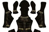 Golden Jaguar Printed Spandex Lycra Costume