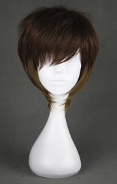 Gradient-Flaxen Wig For Cosplay Show!