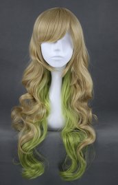 Gradient-Gold Wig For Cosplay Show! Long Version!
