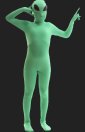 Green Alien Kid Full Body Suits