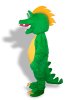 Green And Orange Stegosaurus Mascot Costume