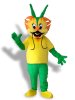 Green And Yellow Dragon Mascot Costume
