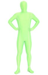 Green Glow in Dark Spandex Lycra Zentai Suit Green Glow in Dark Spandex Lycra Zentai Suit