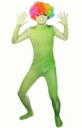 Green Gradient Spandex Lycra Zentai Suit with Spider Eyes Green Gradient Spandex Lycra Zentai Suit with Spider Eyes